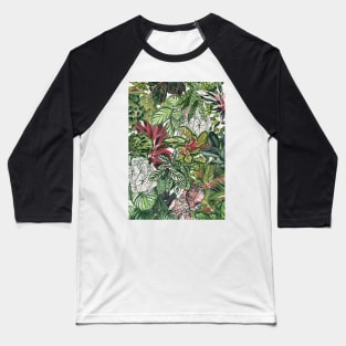 Urban Jungle Illustration 3 Baseball T-Shirt